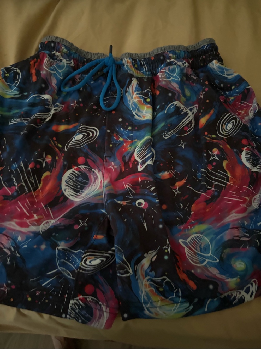 chubbies Galaxy-Print Swim Shorts - Blue/Multi